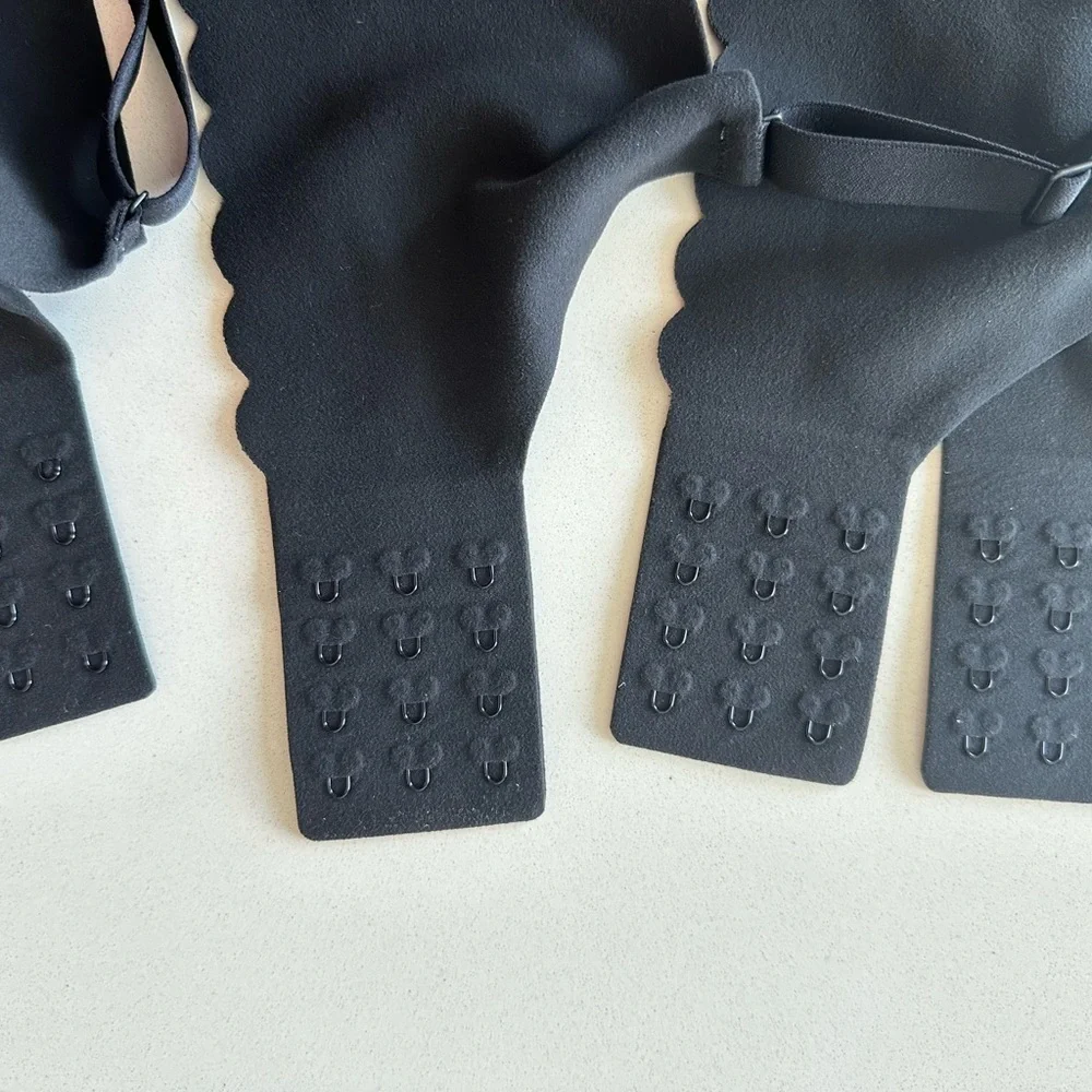 *4 Pack!* Aerie SMOOTHEZ Demi Lightly Lined Bra True Black 36DD - Picture 4 of 16